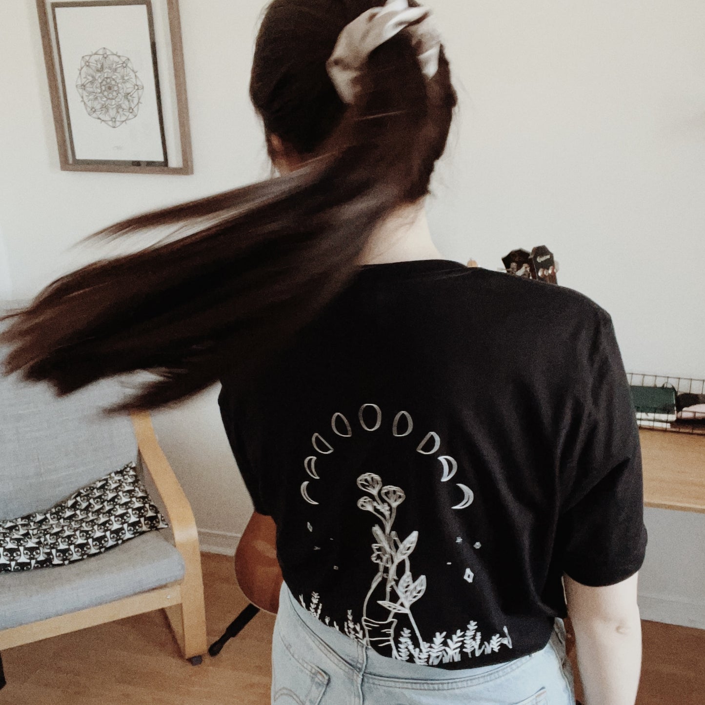 T-Shirt noir - Juste avant la nuit